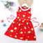 JF Red Fruits Printed Frock FD6078A